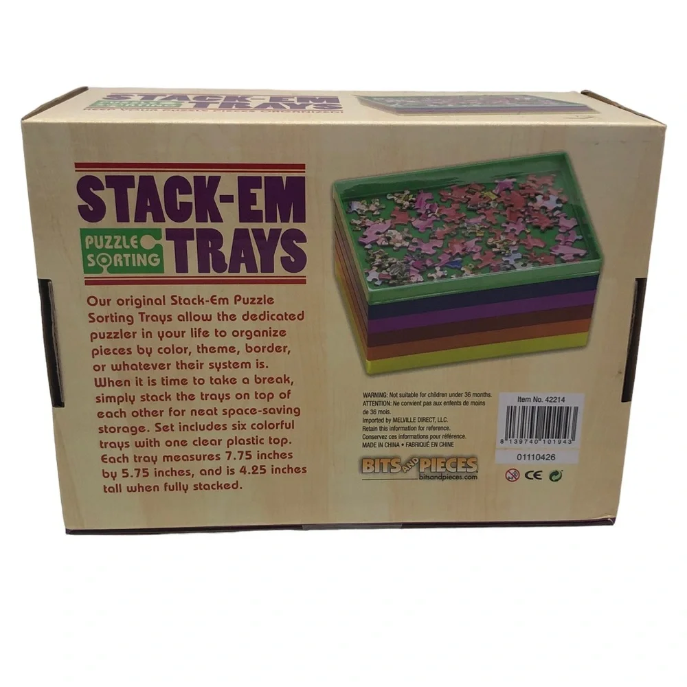 Bits & Pieces Stacking Puzzle Trays - Picture 4 of 4